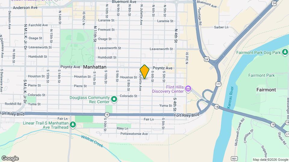 625 Houston St Map and Location Details