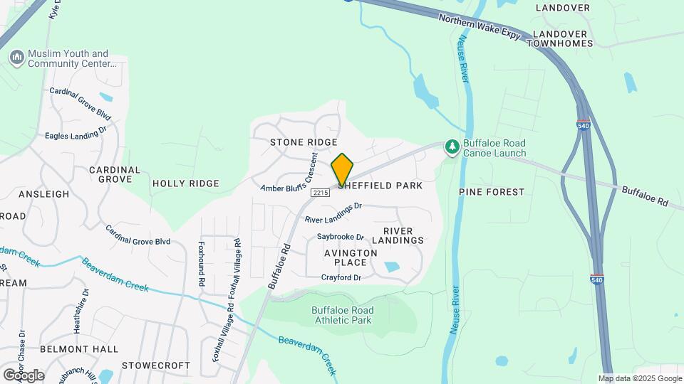 6404 Buffaloe Rd Map and Location Details