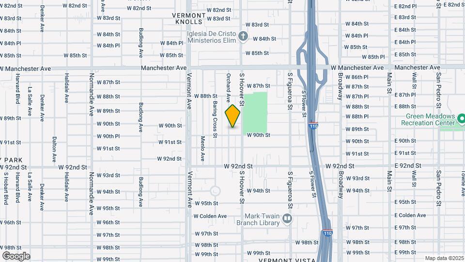 8940 Orchard Ave, Unit Front unit Map and Location Details