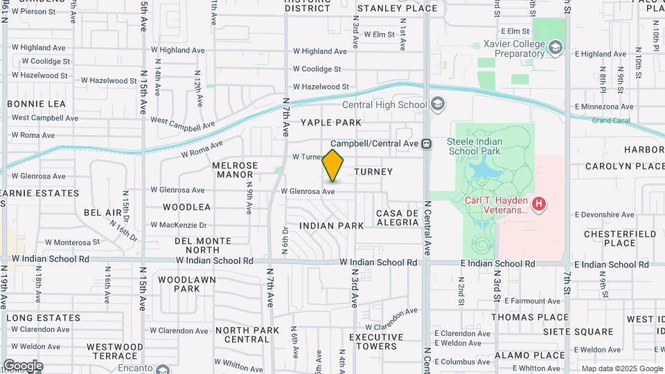 334 W Glenrosa Ave Map and Location Details