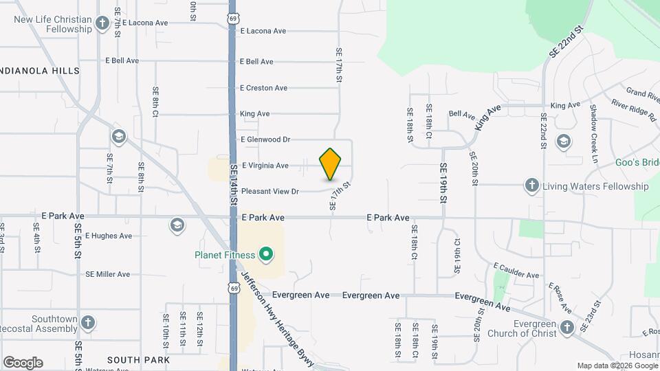 1630 Pleasant View Dr Map and Location Details