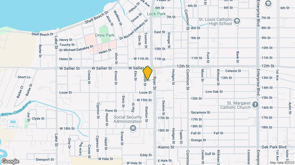 2109 Stanton St Map and Location Details
