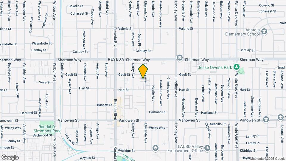 Etiwanda Villas Mapa y Detalles de la Ubicación