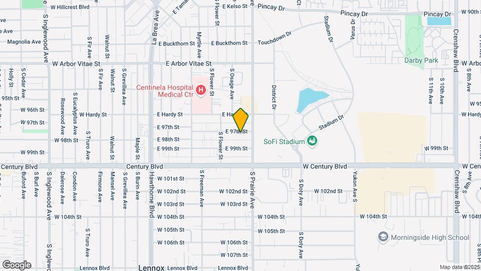 636 E 97th St Map and Location Details