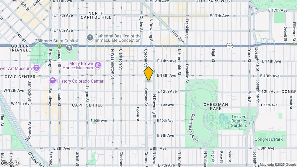 1242-1244 Corona St Map and Location Details