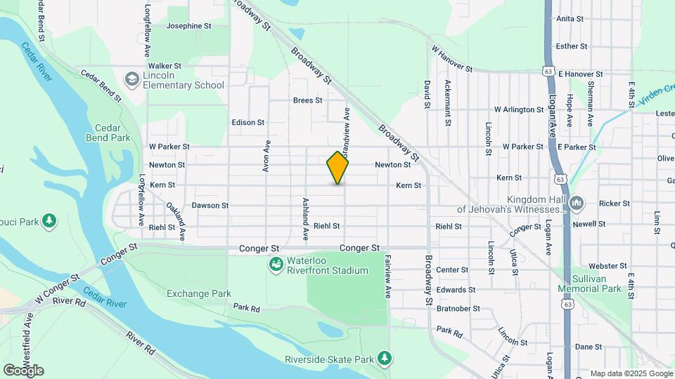 709 Kern St Map and Location Details