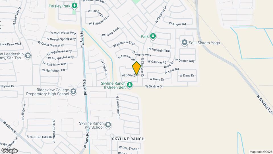 723 W Dana Dr Map and Location Details