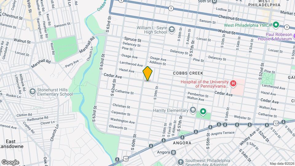 5944 Cedar Ave Map and Location Details