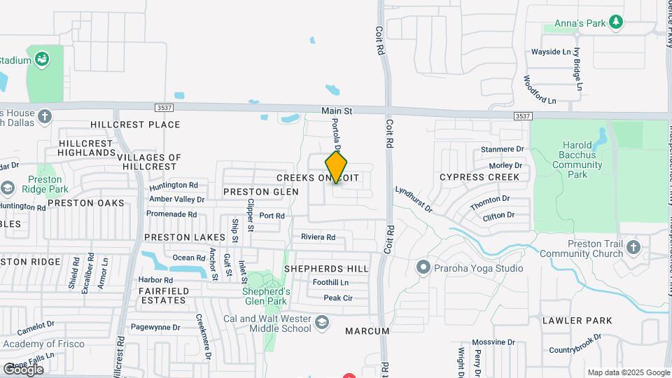 8627 Portola Dr Map and Location Details