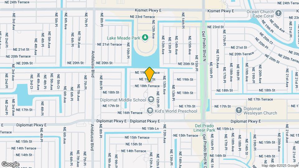 1125 NE 18th Terrace Mapa y Detalles de la Ubicación