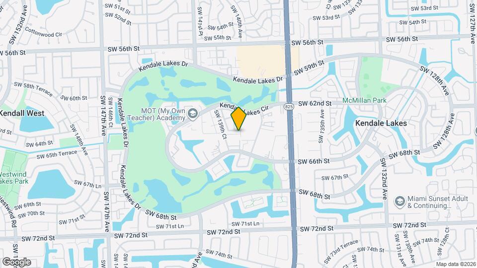 13848 SW 64th St Map and Location Details