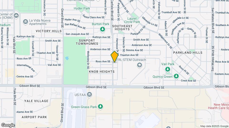 1308 Carlisle Blvd SE, Unit 1308 Carlisle Mapa y Detalles de la Ubicación