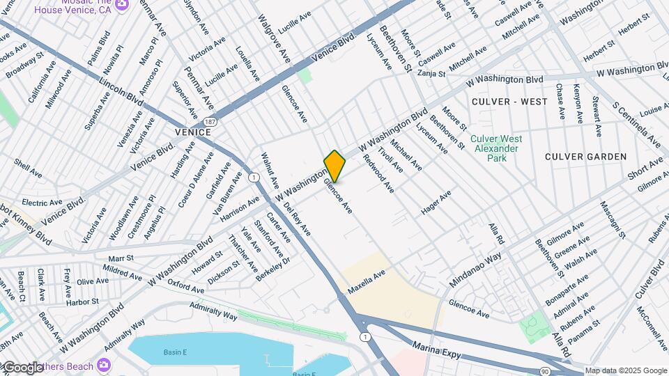 13380 Beach Ave Mapa y Detalles de la Ubicación
