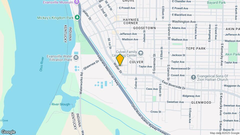 1510 SE Riverside Dr Mapa y Detalles de la Ubicación