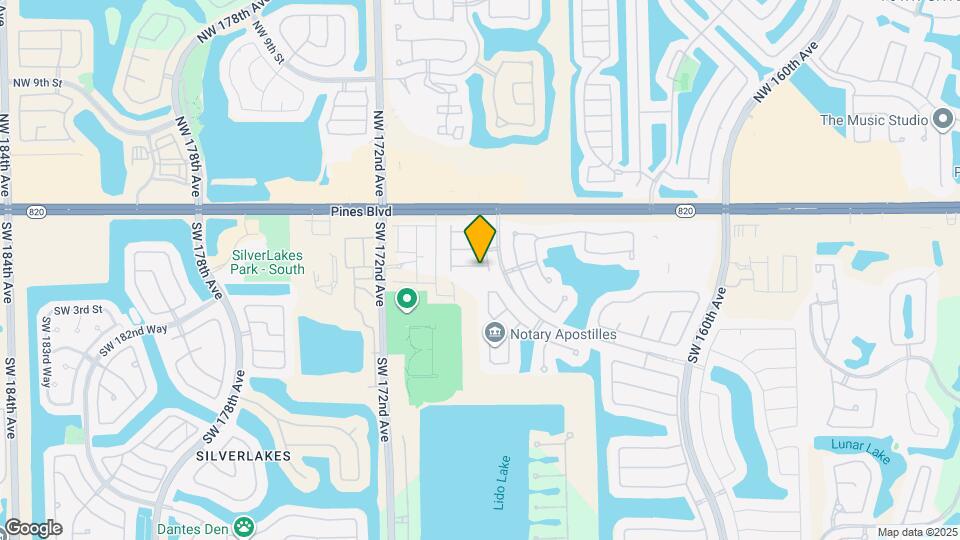 16820 SW 1st Manor Map and Location Details