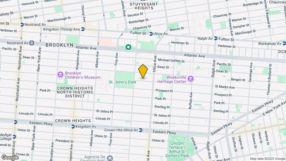 1135 Saint Marks Ave Map and Location Details