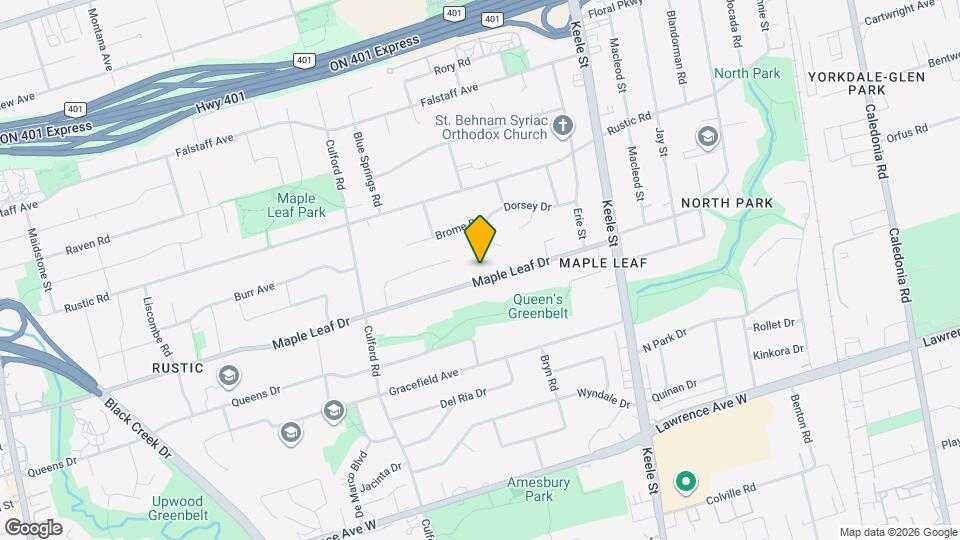 370 Maple Leaf Dr Map and Location Details