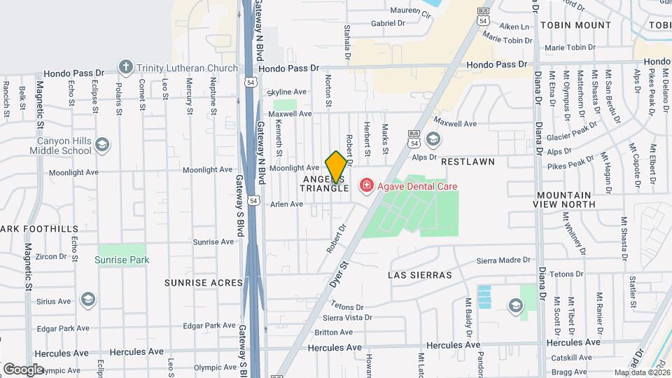 8816 Norton St Map and Location Details