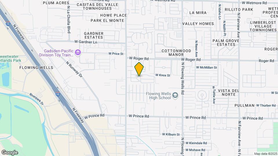 3810 N Romero Rd Map and Location Details