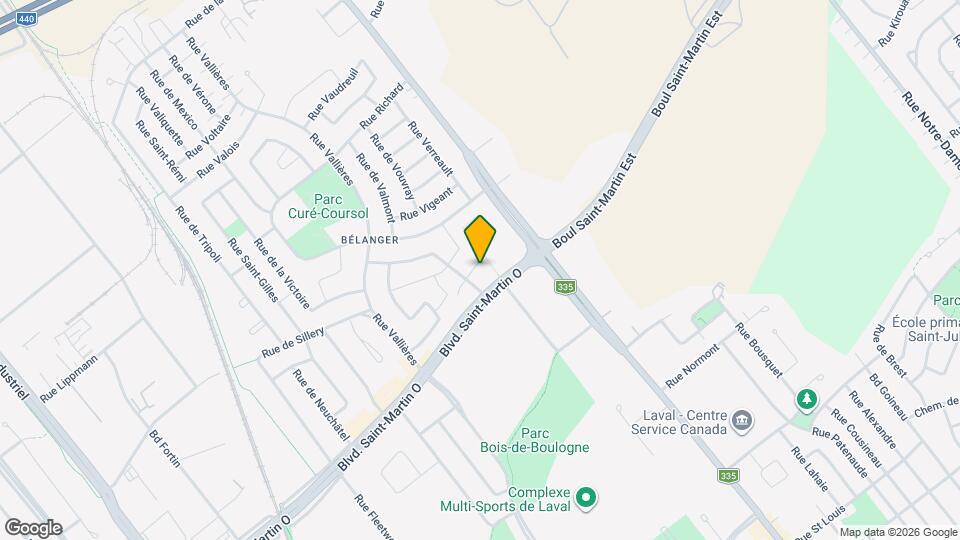 110 Villeneuve Rue Map and Location Details