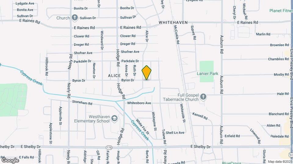555 Byron Dr Map and Location Details
