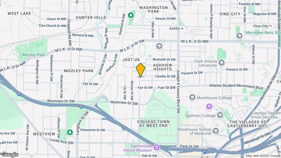 1081 Ashby Grove SW Map and Location Details