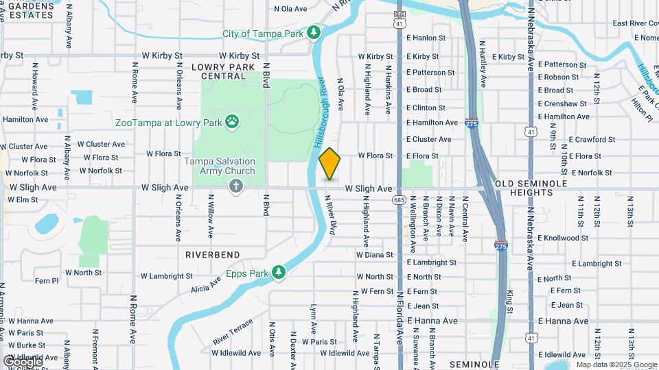 6903 N River Blvd Map and Location Details