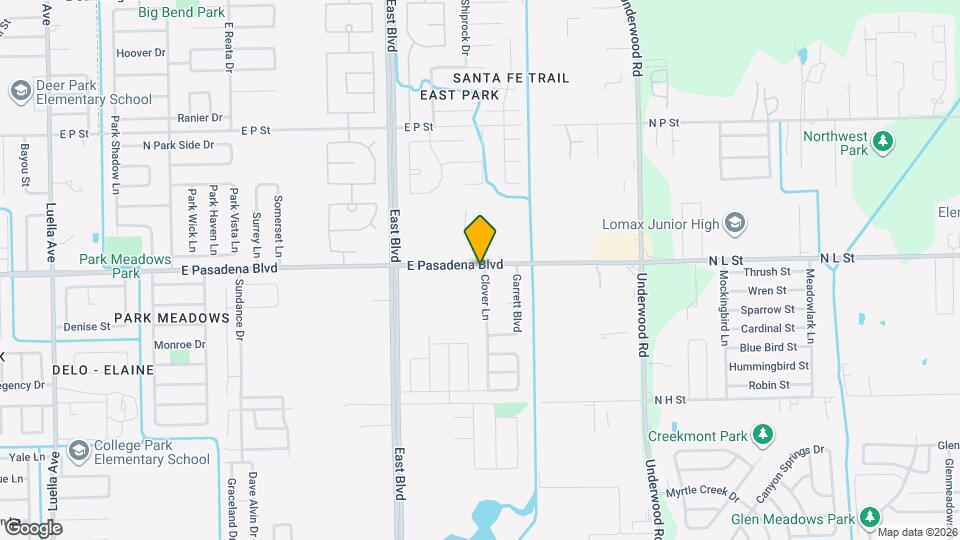 3601 Clover Ln Map and Location Details