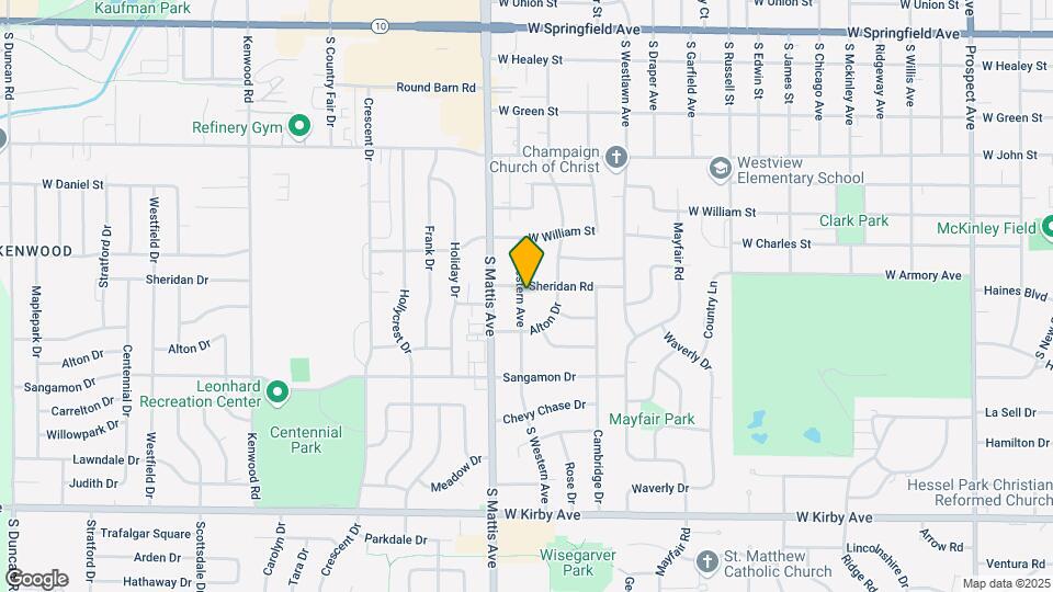 1102 S Western Ave Map and Location Details