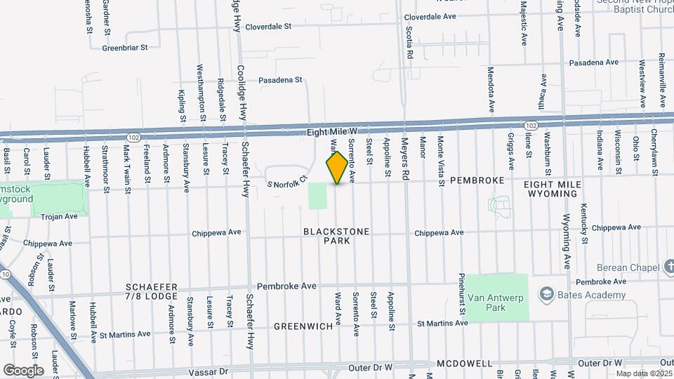 20242 Ward Ave Map and Location Details