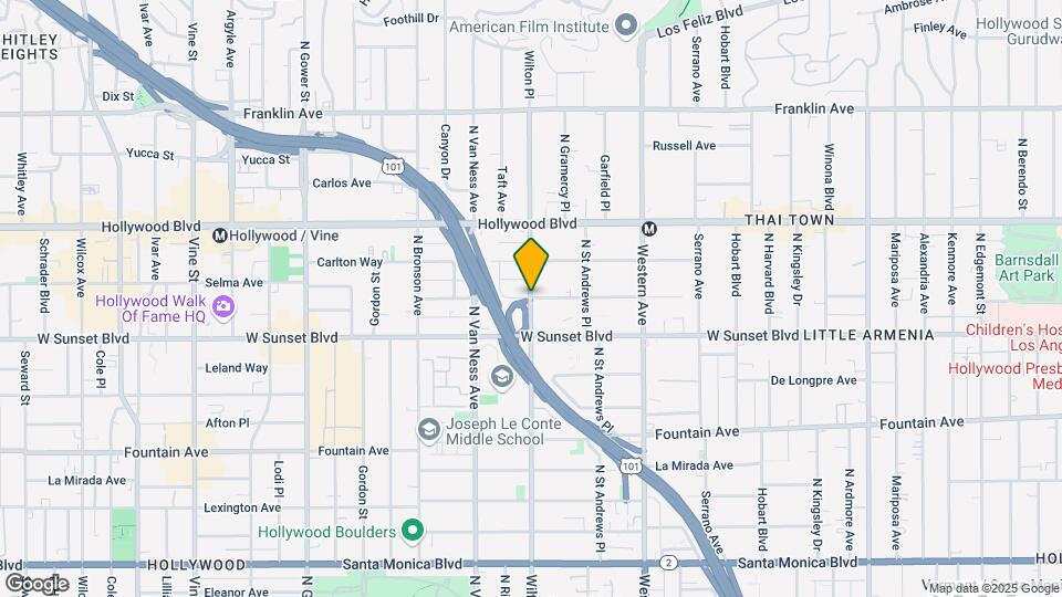 1516 Wilton Pl Map and Location Details