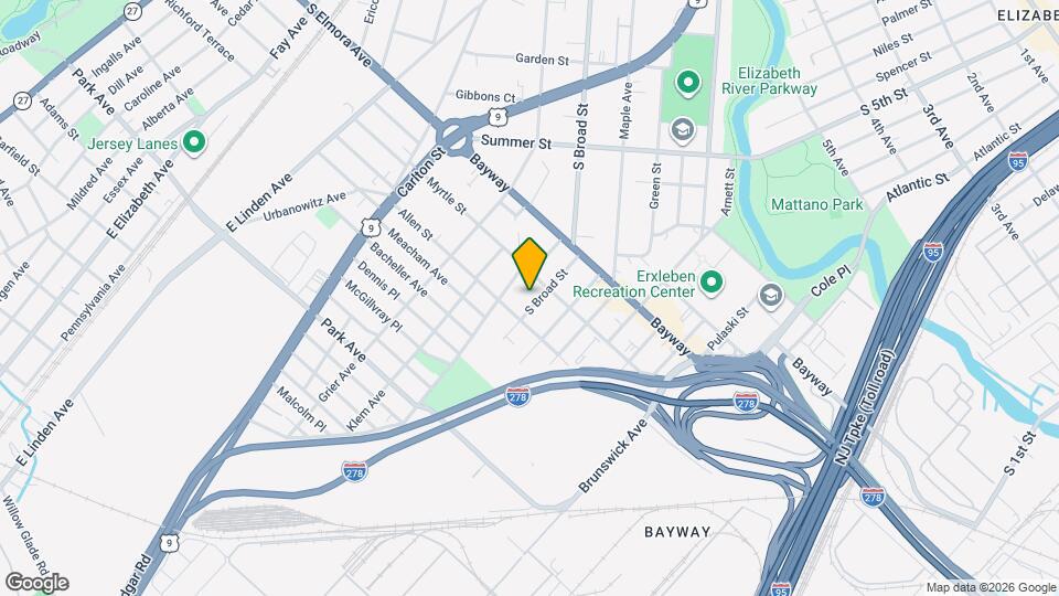 749 S Broad St, Unit Ground Map and Location Details