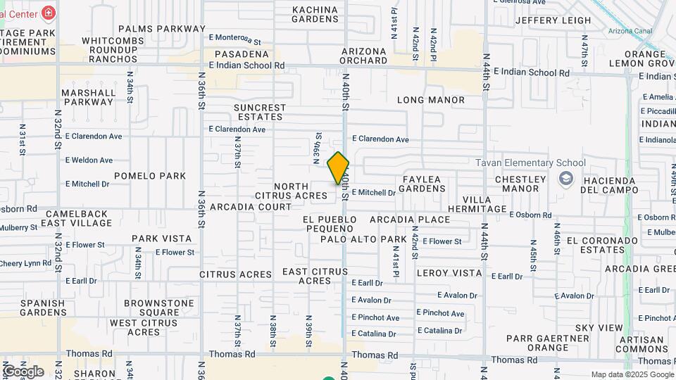 3425 N 39th Plz Mapa y Detalles de la Ubicación
