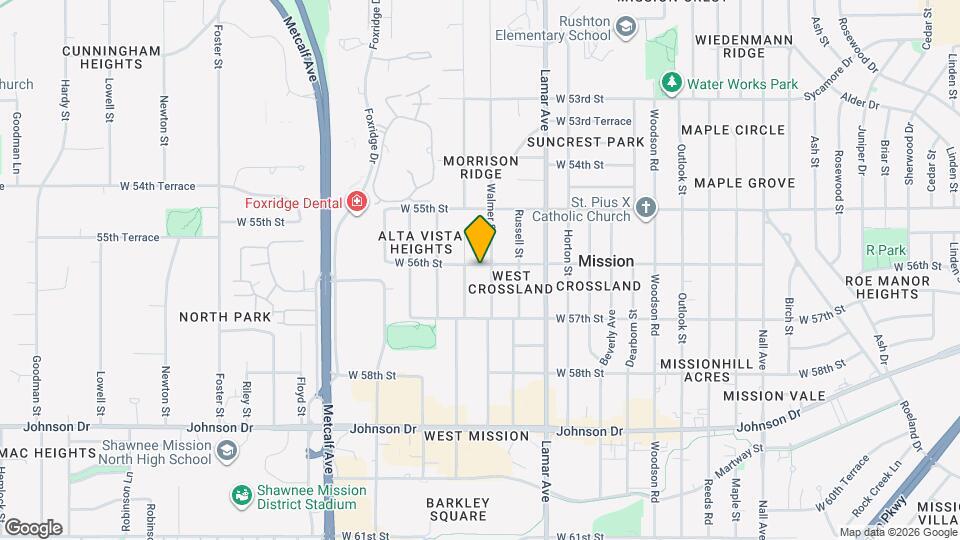 6503 W 56th St Map and Location Details