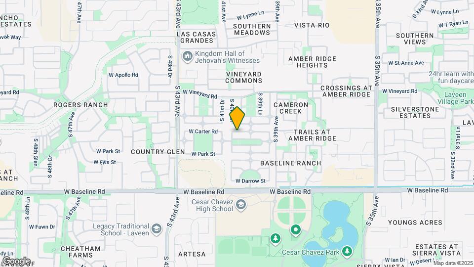 4025 W Carter Rd Map and Location Details
