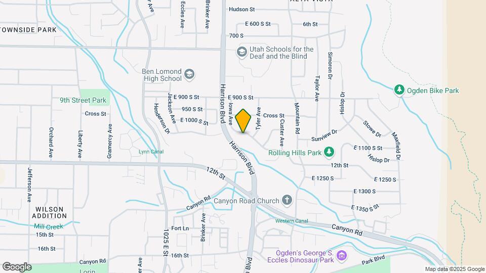 1245 Henderson Dr Map and Location Details