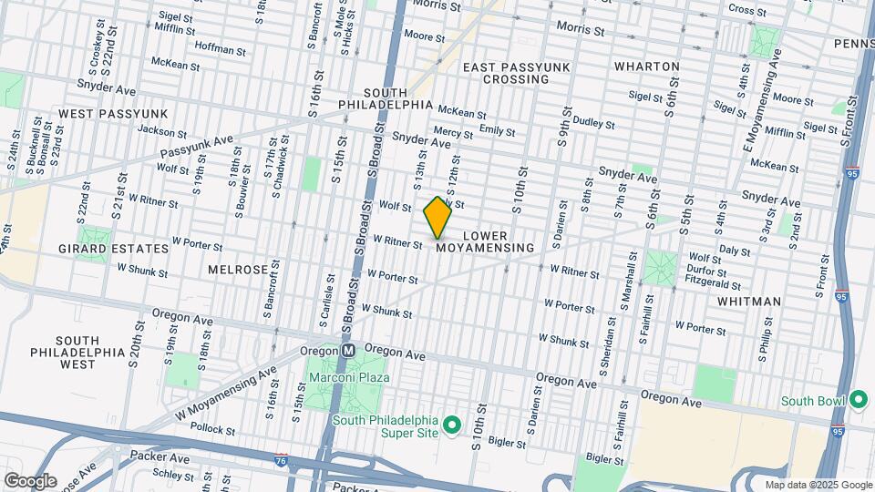 2340 S 12th St Map and Location Details