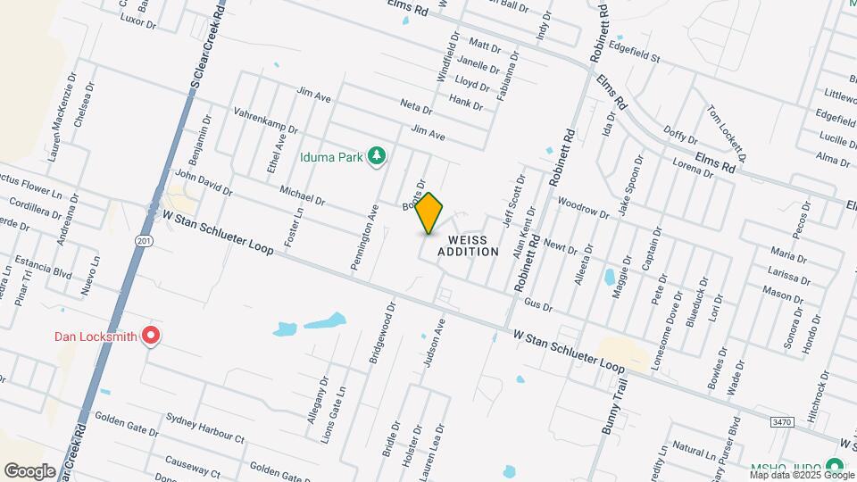 4502 Mattie Dr Map and Location Details