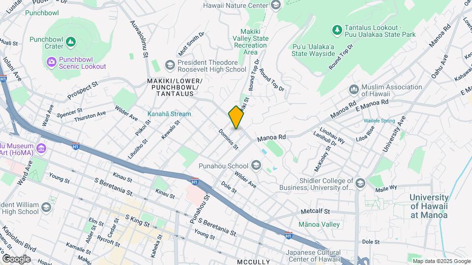1825 Anapuni St Map and Location Details