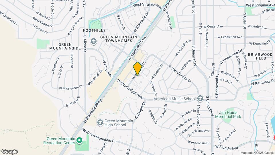 12476 W Nevada Pl Map and Location Details