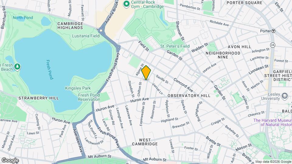 111 Fayerweather St Map and Location Details