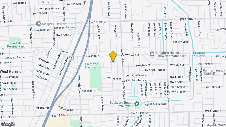17521 SW 93rd Ave Map and Location Details
