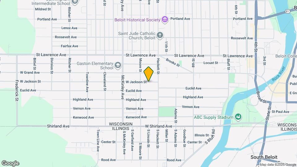 1130 Jackson St Map and Location Details