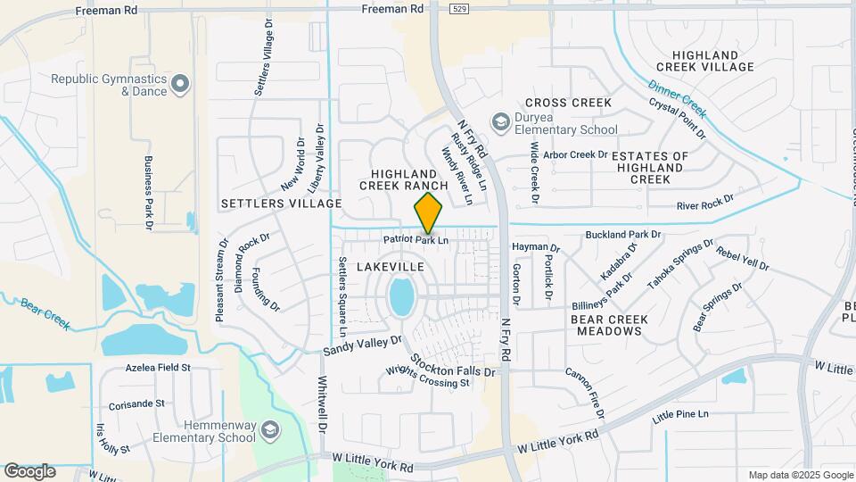 20705 Patriot Park Ln Map and Location Details