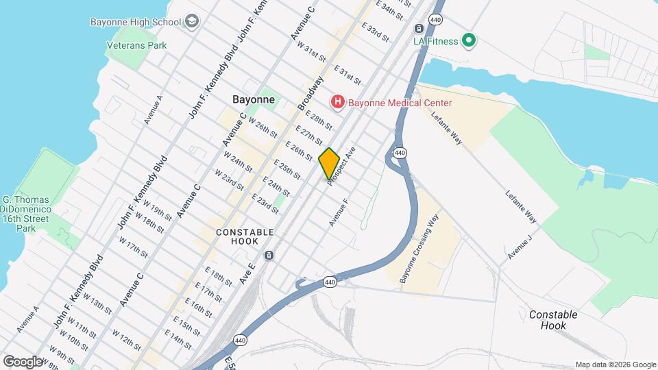 128 Prospect Ave Map and Location Details