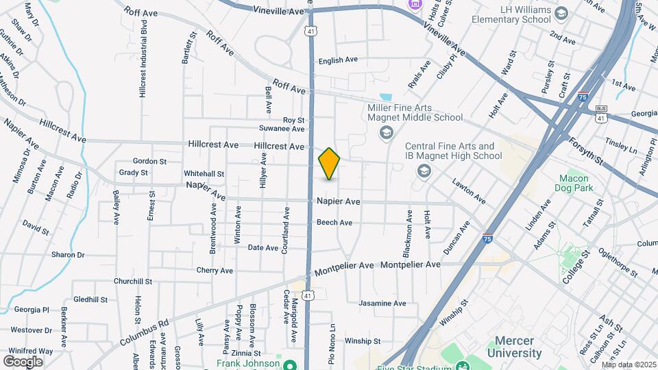 1045 Patterson St, Unit Live Work Space Map and Location Details