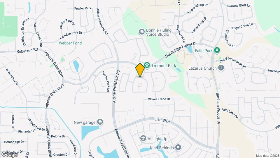 2918 Crescent Oaks Park Ln Map and Location Details