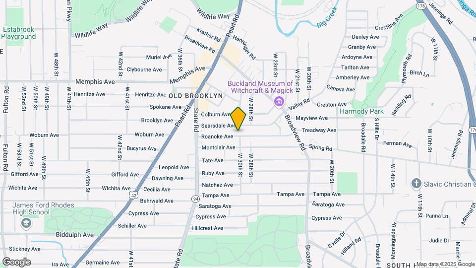 3002 Roanoke Ave Map and Location Details