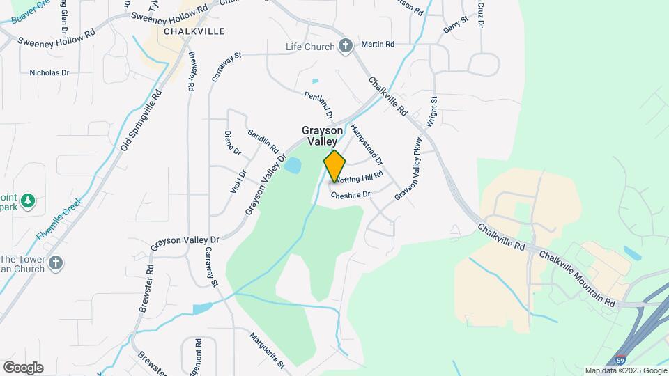 2225 Cheshire Dr Map and Location Details