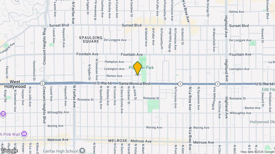 1127-1135.5 Vista Map and Location Details